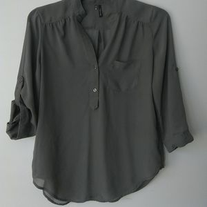 Sheer grey blouse